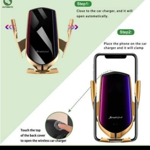 Infrared sensor Wireless Car Mobile Phone Charger - Picture 5 of 5